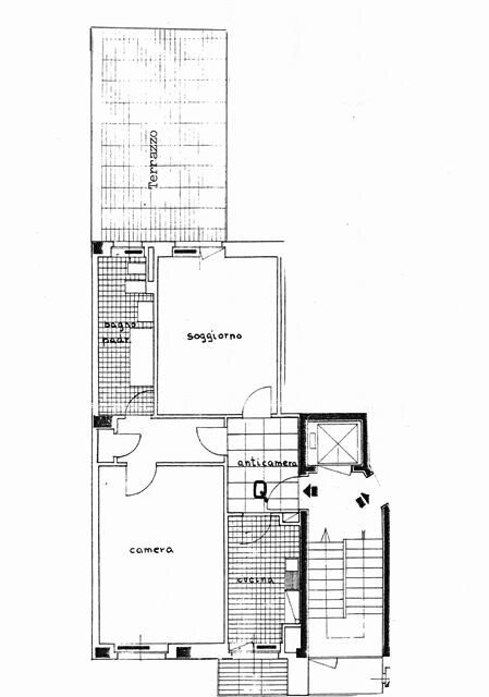 Bilocale via Archimede, 118, Milano - planimetria 1