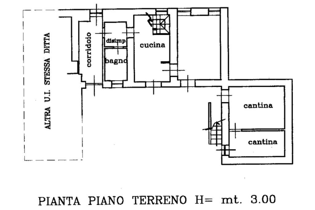 Casa semi indipendente Via Statuto, Nole - planimetria 1