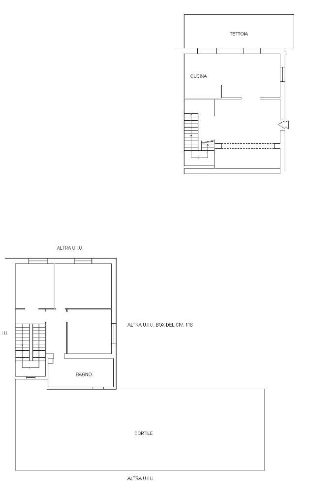 Semi-detached house Corso Ferdinando Maria Perrone, Genova (neighborhood Cornigliano) - floor plans 1