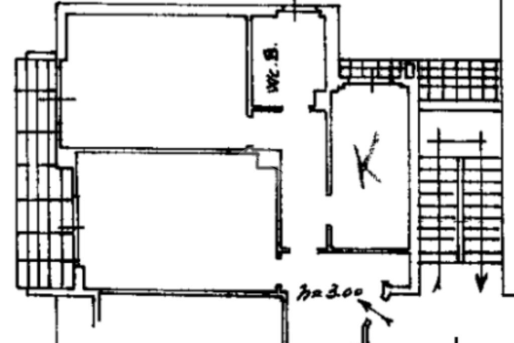 Bilocale Via San Carlo Borromeo, Rho - planimetria 1