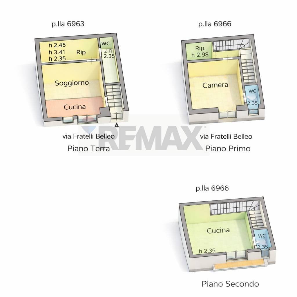 Pianta 2D - Casa indipendente via Fratelli Belleo
 
37/A-39, Ragusa - planimetria 1
