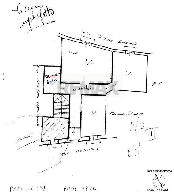 Pianta 2D - Casa indipendente Chiaramonte Gulfi - planimetria 1