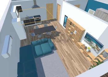 Pianta 3D - Trilocale Via Ammiraglio Vacca
 
139, Bitonto - foto 31