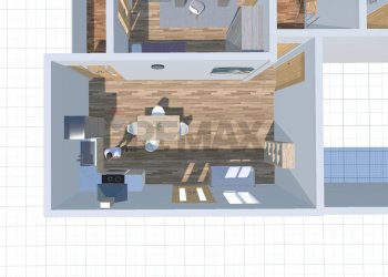 Pianta 3D - Trilocale Via Ammiraglio Vacca
 
139, Bitonto - foto 34