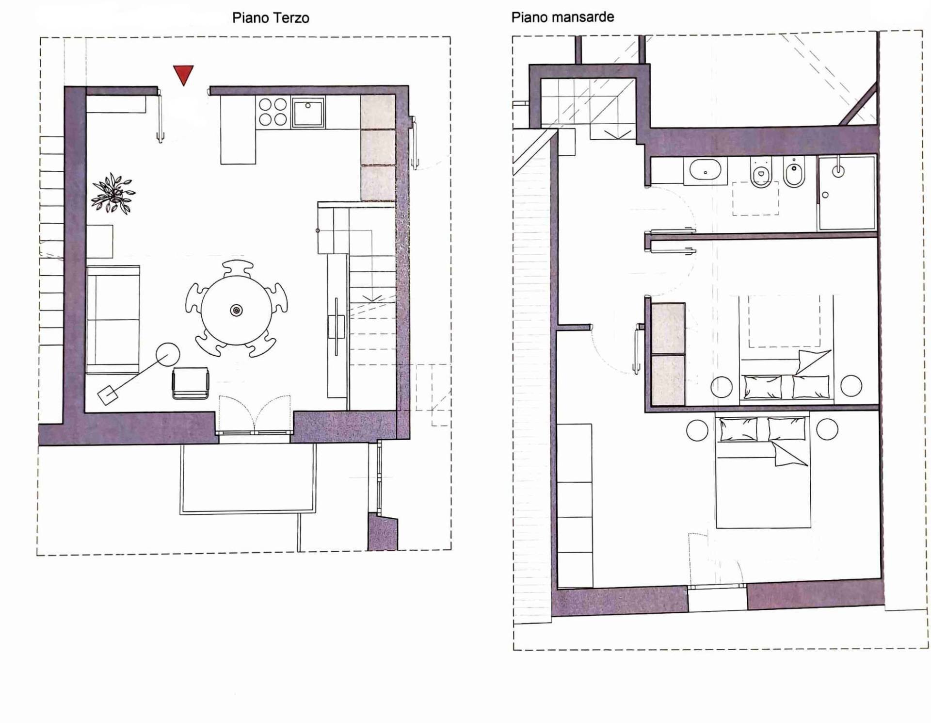 Foto 17 - Trilocale Via Roma, Sanremo - planimetria 1