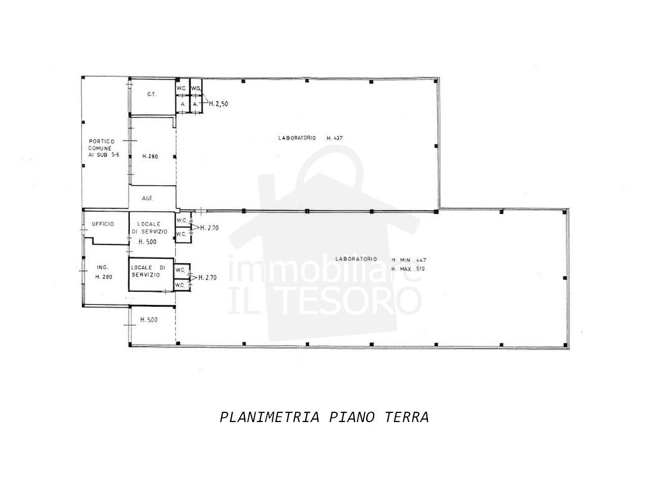 Capannone via Ausa, 78, Coriano - planimetria 1