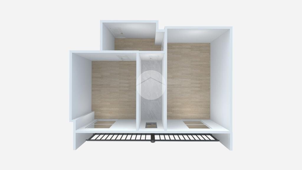 Bilocale Via chiesa della salute, Torino (zona Borgo Vittoria) - planimetria 1