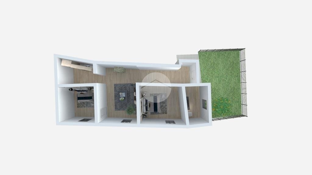 Semi-detached house Via Ruffini, Dolcedo - floor plans 1