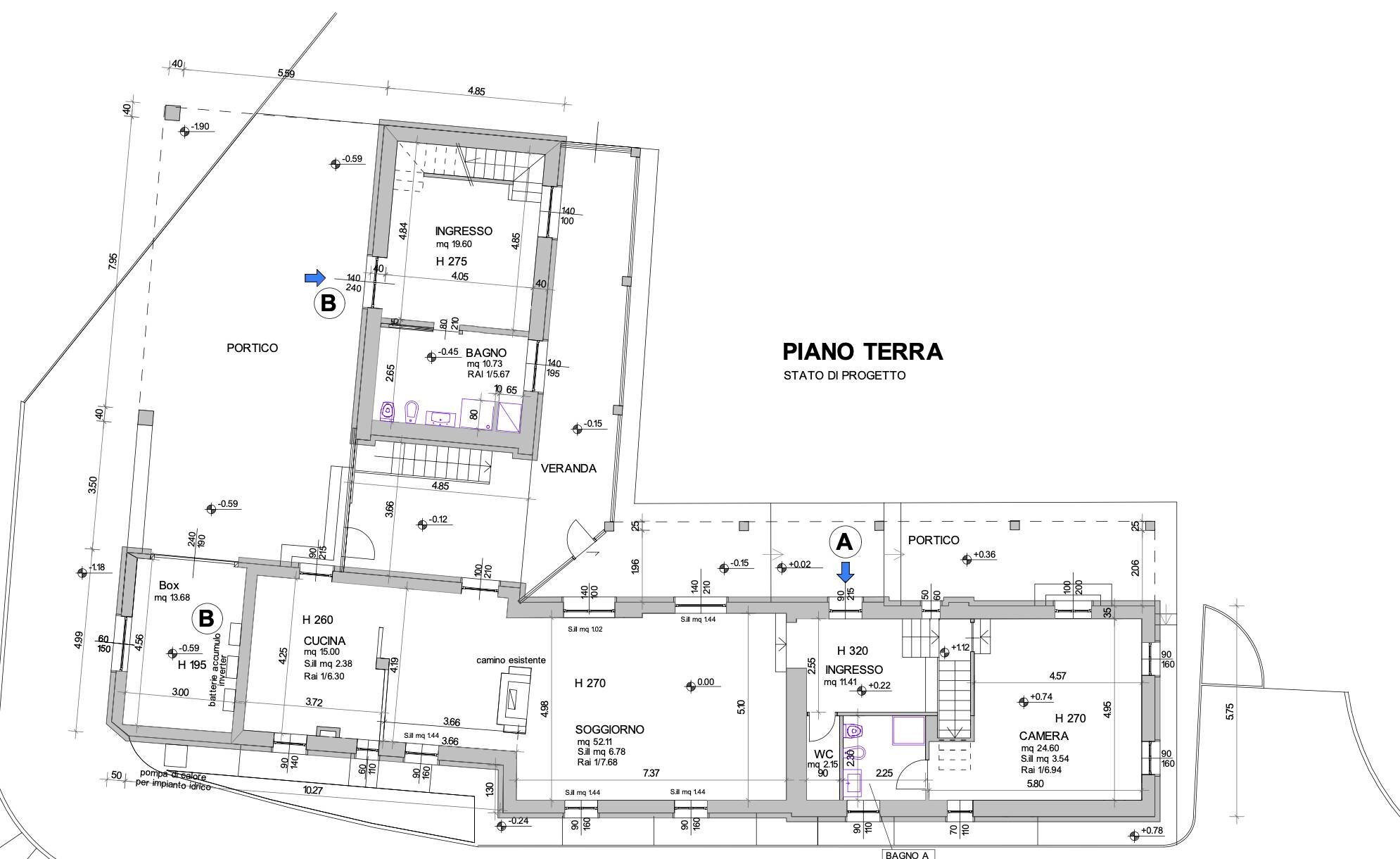 Villa via Elvezia, 25, Cantello - planimetria 1