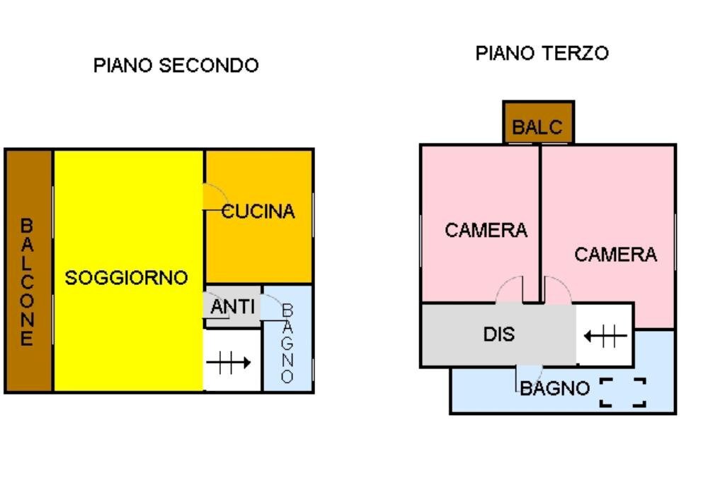 Trilocale Appartamento Via San Protaso, Bareggio - planimetria 1