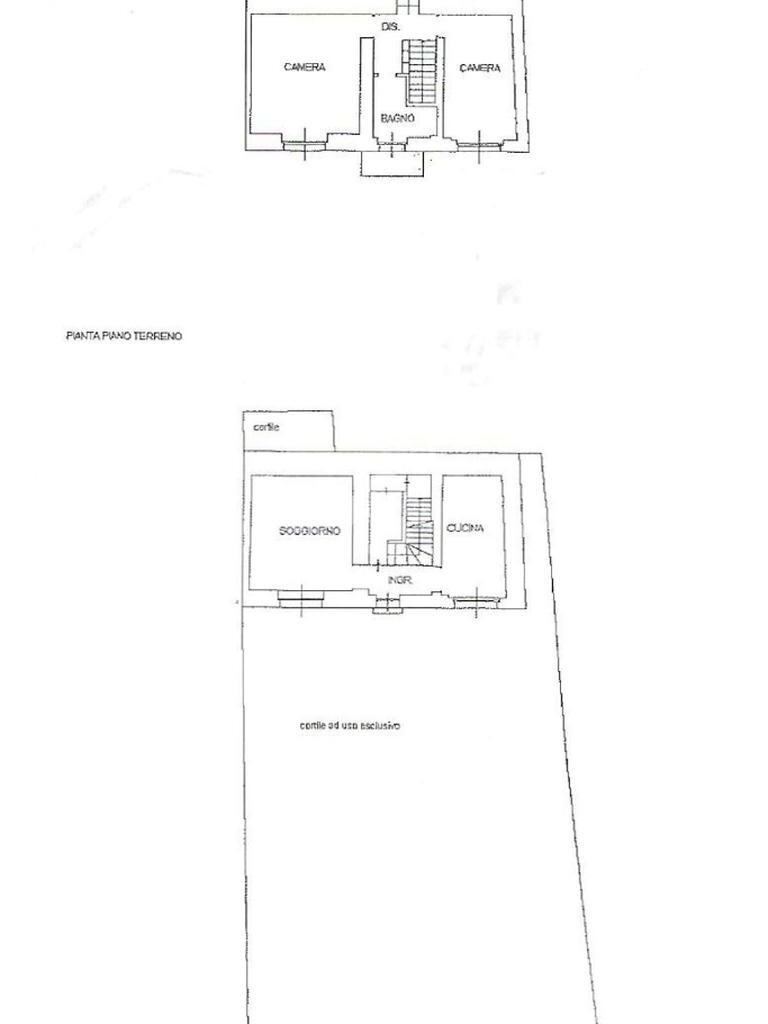 Casa semi indipendente Via alle scuole, Cossombrato - planimetria 1