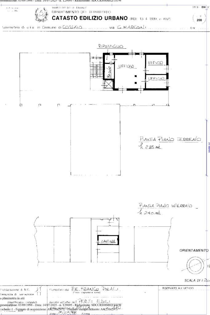 Trilocale Via Guglielmo Marconi, Cossato - planimetria 1