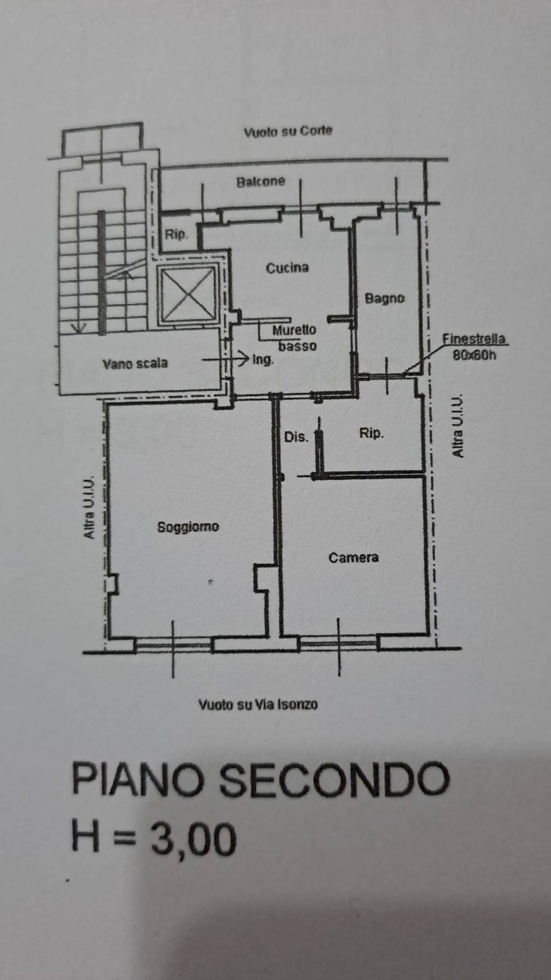 Foto 16 - Trilocale Alessandria - planimetria 1