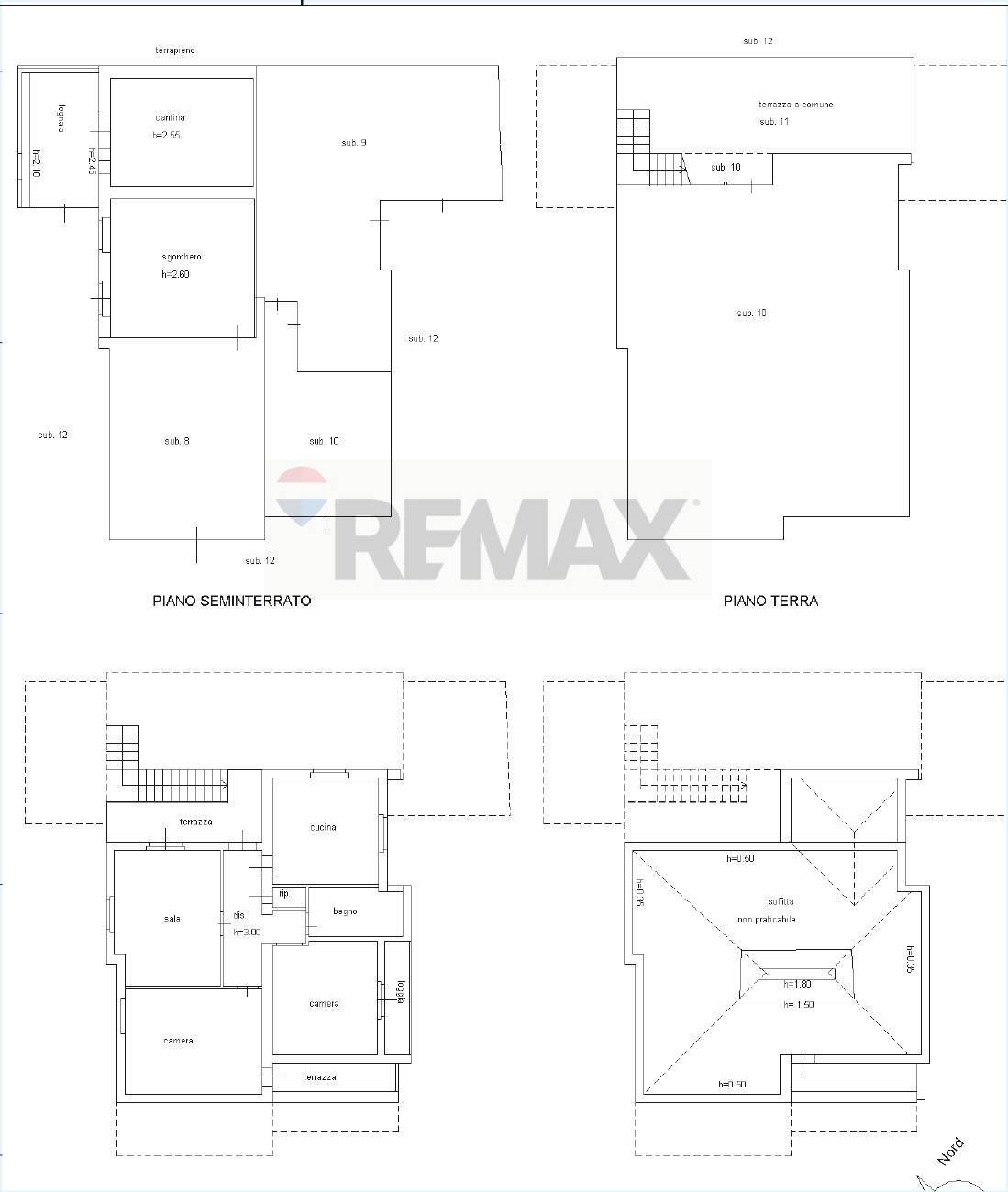 Pianta 2D - Casa semi indipendente VIA ARETINA
 
50, Poppi - planimetria 1