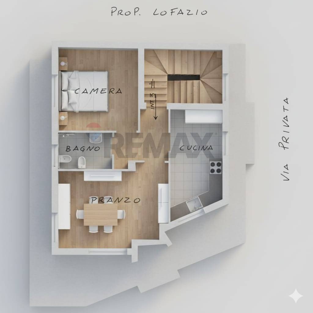 Pianta 3D - Three-room apartment OBERDAN FRATINI
 
SN, Anzio - photo 1