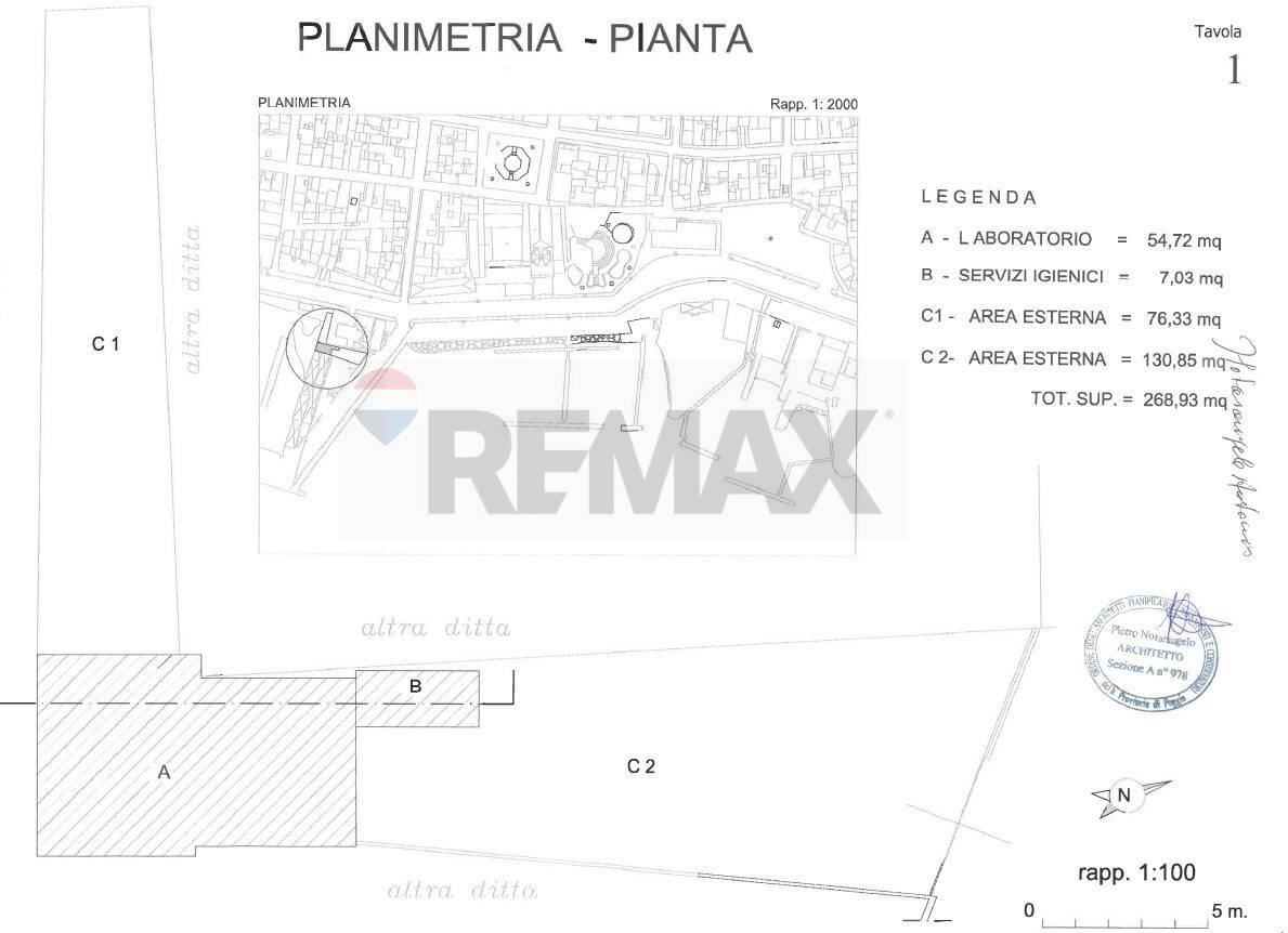Pianta 2D - Laboratorio Lungomare Sauro, Manfredonia - planimetria 1