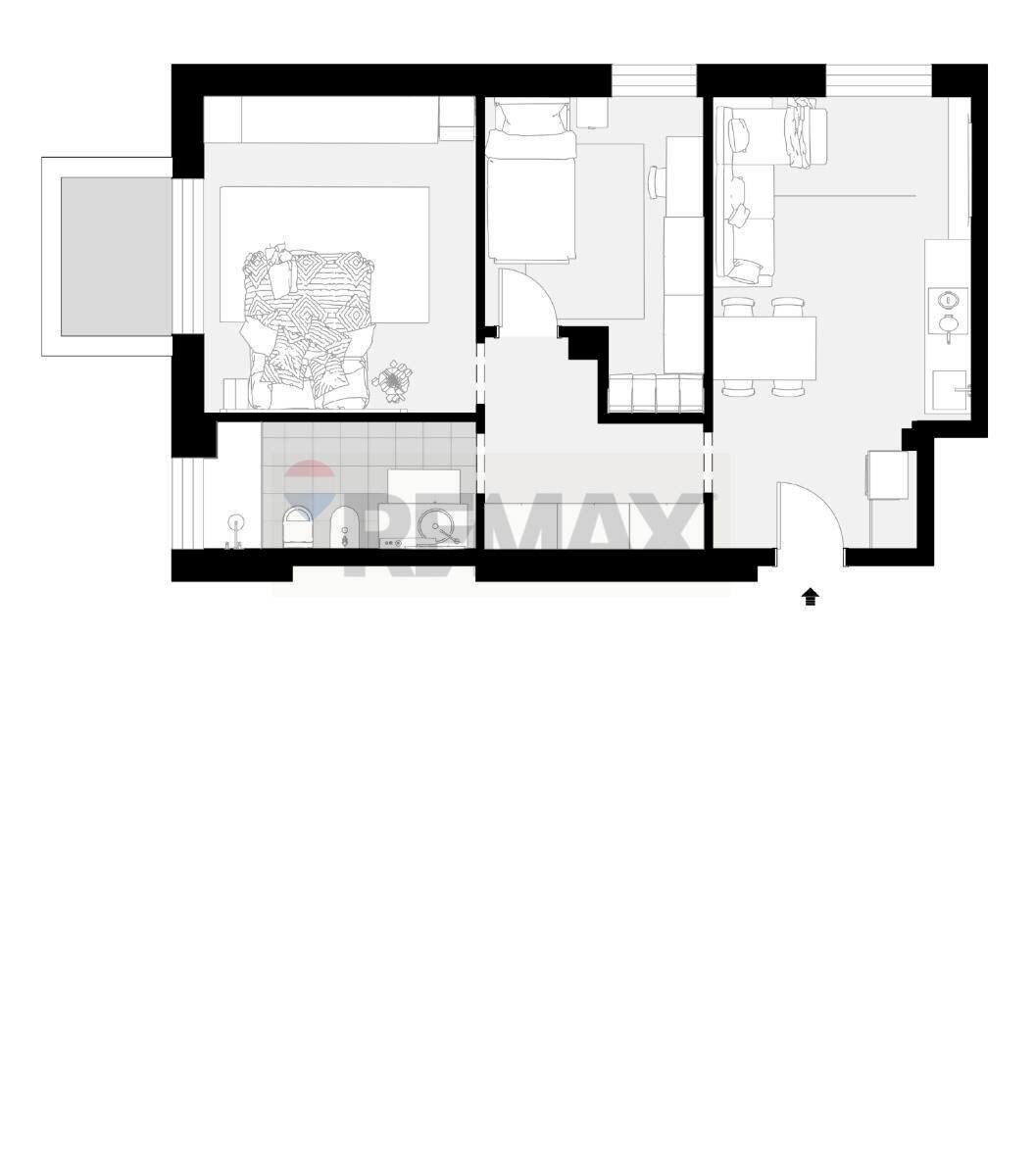 Pianta 2D - Three-room apartment via federico jarach
 
1, Milano - floor plans 1