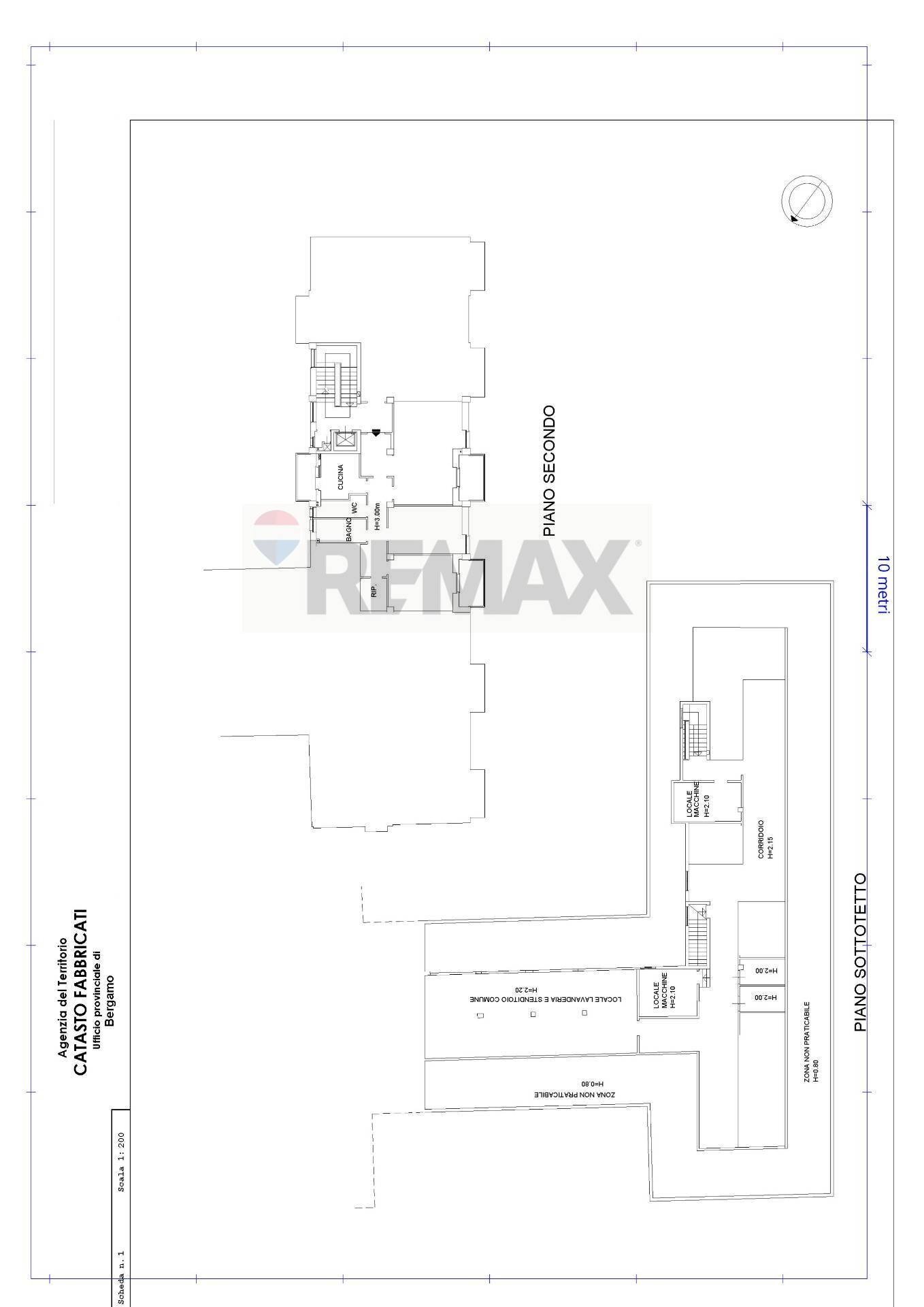 Pianta 2D - Trilocale Via Antonio Locatelli
 
29, Bergamo - planimetria 1