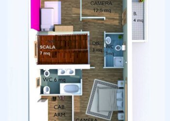 Pianta 3D - Villa Chieti - foto 55