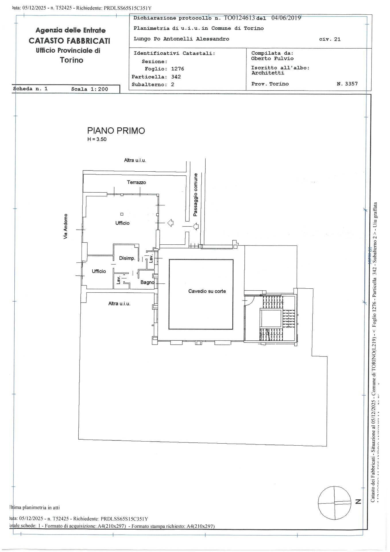 Foto 25 - Office Lungopo Alessandro Antonelli
 
21, Torino - floor plans 1