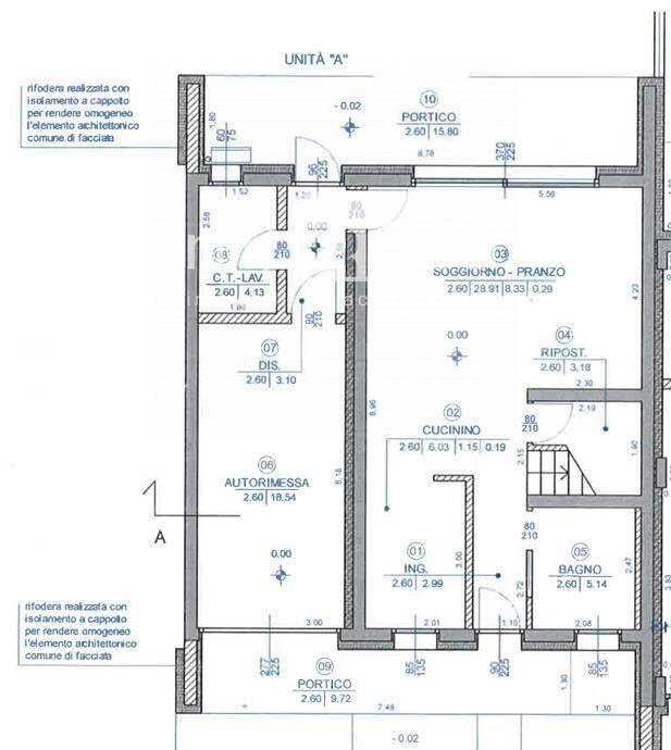 Foto 14 - Terraced Villa Via Trieste, Fiume Veneto - floor plans 1