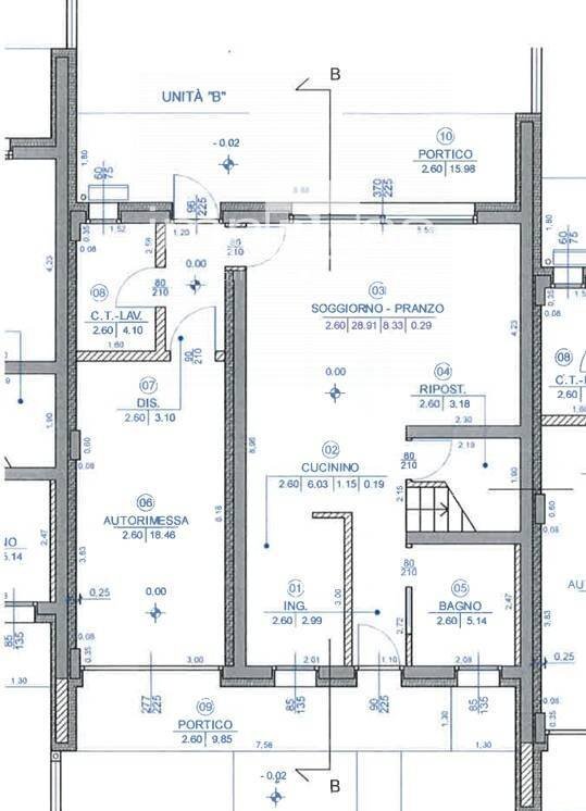 Foto 14 - Terraced Villa Via Trieste, Fiume Veneto - floor plans 1
