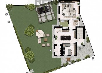 Pianta 2D - Villa Via Bottini
 
4, Gallarate - foto 77