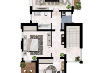 Pianta 2D - Villa Via Bottini
 
4, Gallarate - foto 79