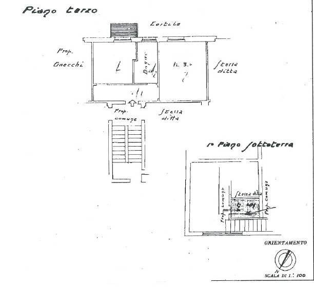 Planimetria - Two-room apartment Via Ippolito Nievo
 
25, Sesto San Giovanni - floor plans 1