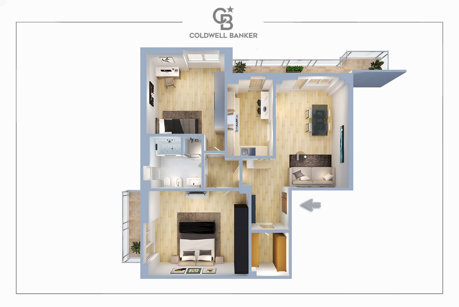 Foto 28 - Trilocale Via J. F. Kennedy
 
2, Ciampino - planimetria 1