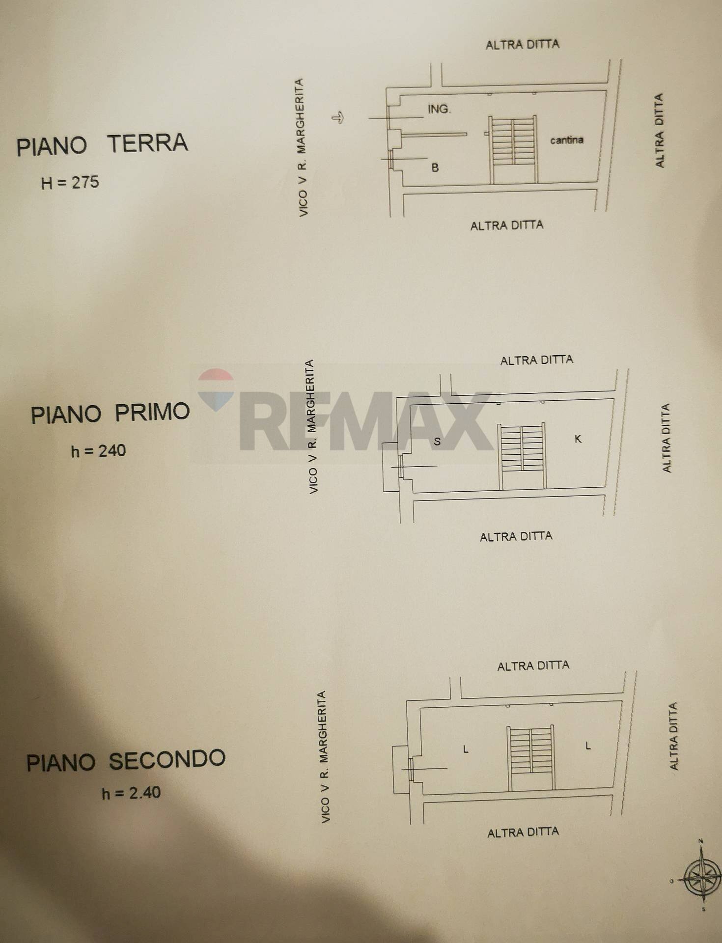 Pianta 2D - Semi-detached house Limosano - floor plans 1