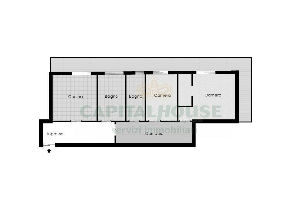 Foto 12 - Three-room apartment Via Fiume, Sesto San Giovanni - floor plans 1