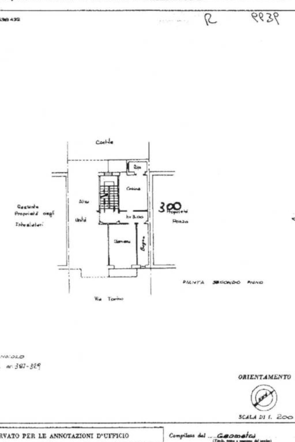 Bilocale via Torino, Candiolo - planimetria 1