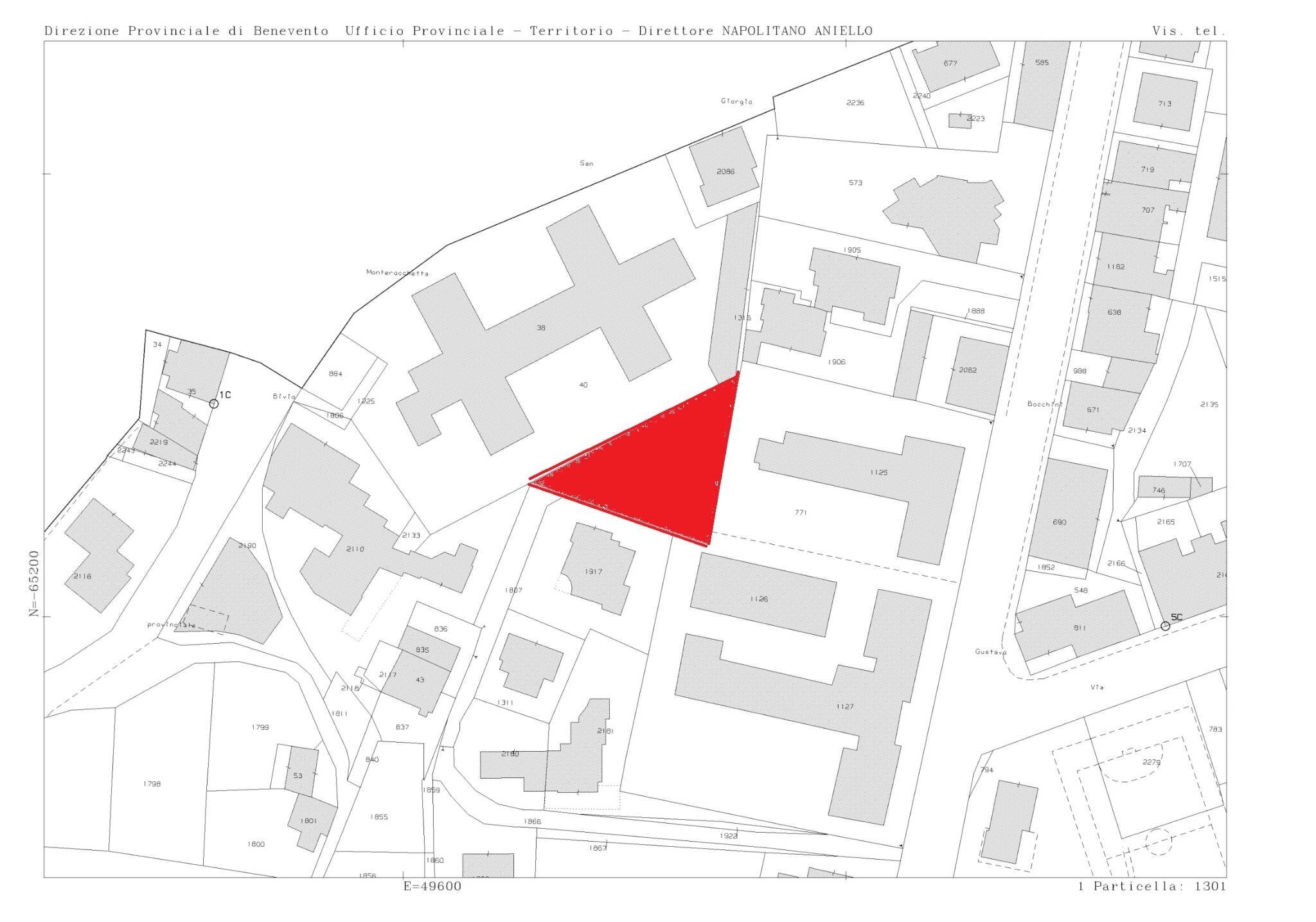 Building land via Gustavo Bocchini, San Giorgio del Sannio - floor plans 1