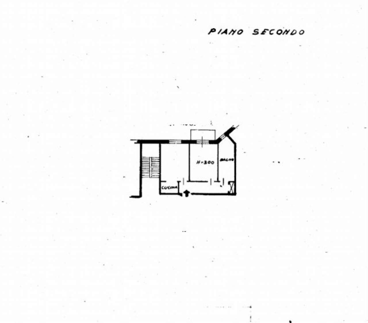 APPARTAMENTO AFFITTO ARREDATO SAN MICHELE DI PAGAN - Bilocale via Fioria, Rapallo - planimetria 1