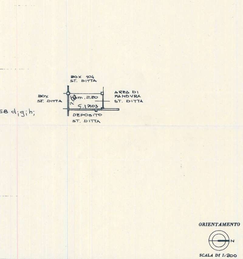 vendita appartamento e box via luigi gemelli  - Three-room apartment via Luigi Gemelli, Opera - floor plans 1