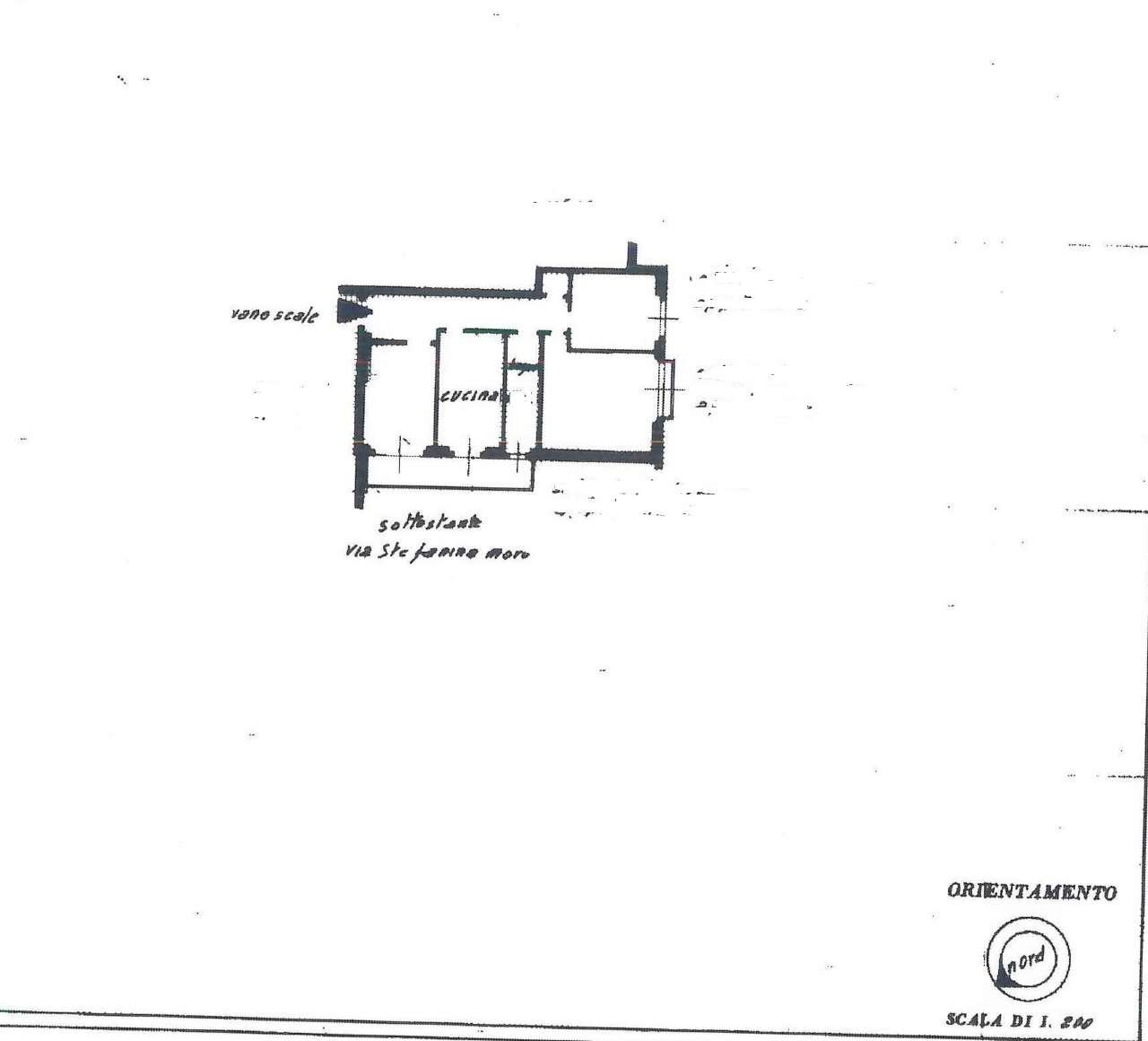 appartamento piano alto con balconata in vendita g - Three-room apartment via Stefanina Moro, Genova (neighborhood Quezzi) - floor plans 1