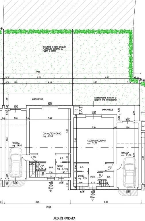 Planimetria - Terraced Villa strada Loreto, 18, Moncalieri - photo 3