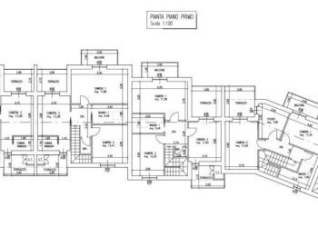 Planimetria - Villa a Schiera strada Loreto, 18, Moncalieri - foto 2