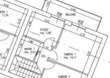 Planimetria - Villa a Schiera strada Loreto, 18, Moncalieri - foto 4