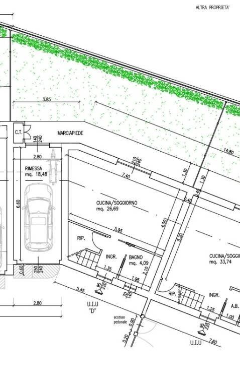Planimetria - Terraced Villa strada Loreto, 18, Moncalieri - photo 3