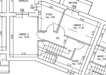 Planimetria - Villa a Schiera strada Loreto, 18, Moncalieri - foto 4