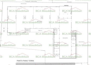 Planimetria - Capannone via Vittorio Veneto, Presezzo - foto 6