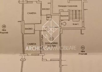 planimetria - Trilocale Corso Francia, Cuneo (zona Donatello) - foto 19