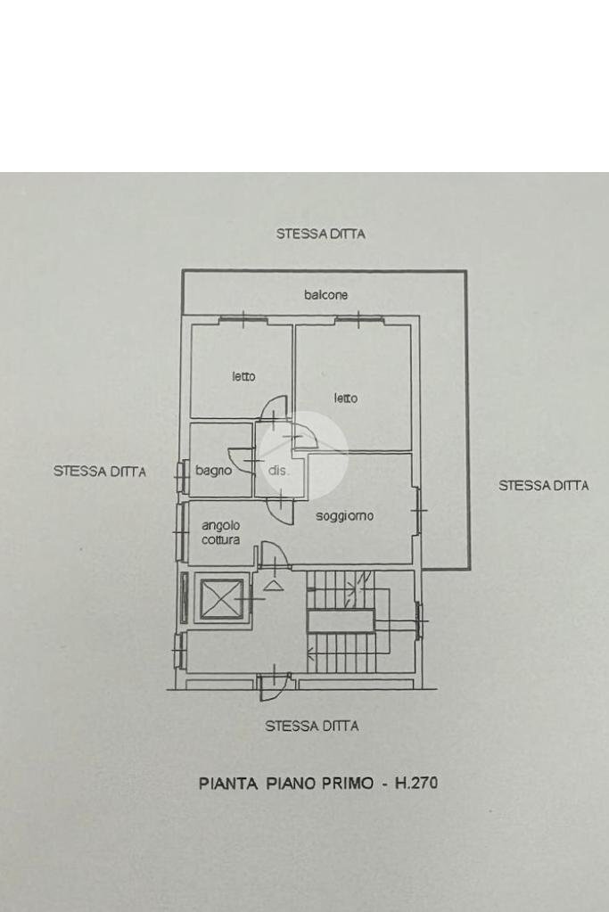 Three-room apartment Via General Cantore, Collegno - floor plans 1