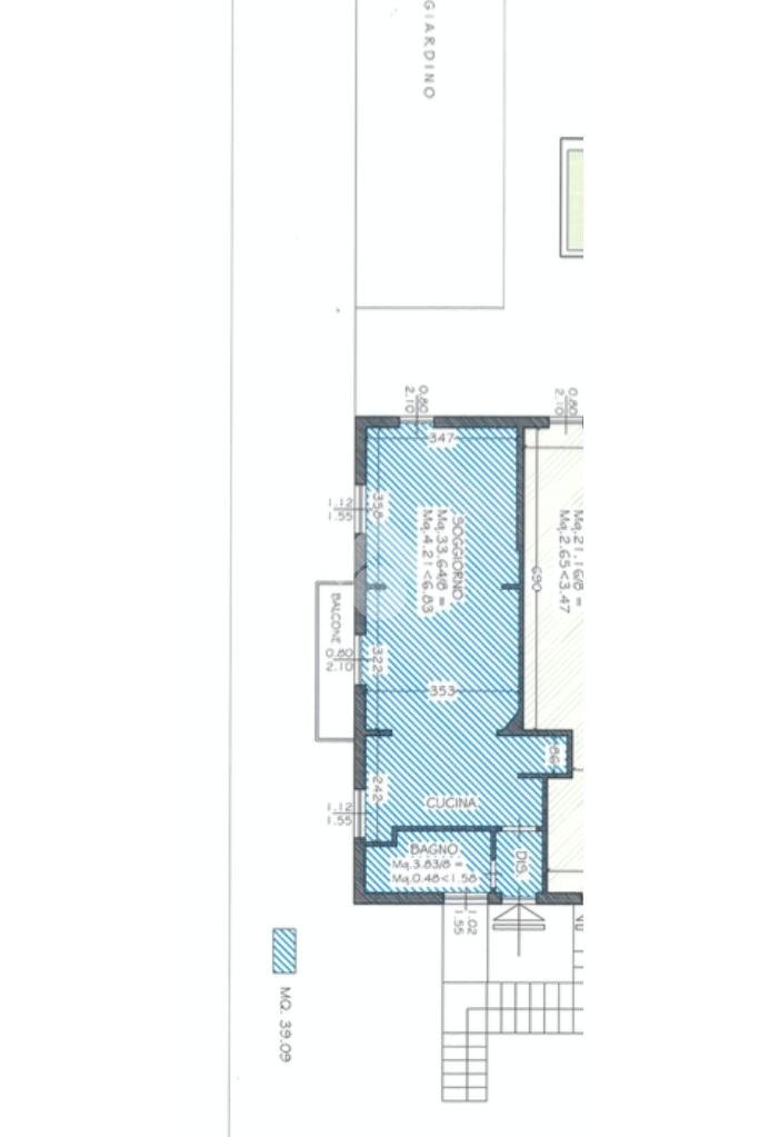 Loft Via Degli Oleandri, Alassio - planimetria 1