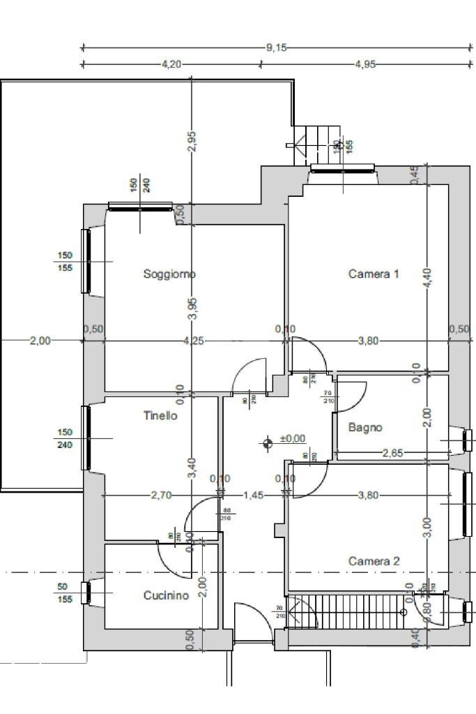 Villa Via Susa, Rivalta di Torino - planimetria 1