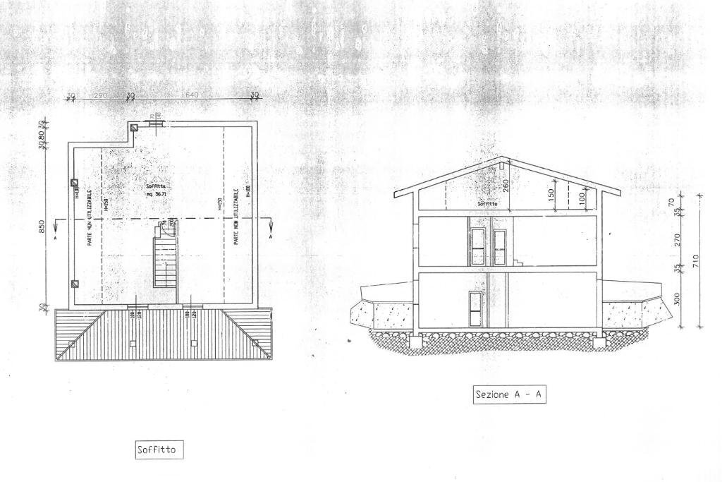 Villa Via Monte, San Benedetto Val di Sambro - planimetria 1