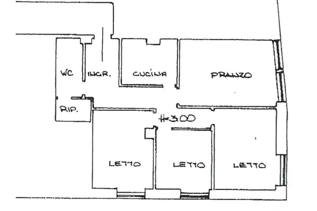 Four-room apartment viale viale bologna, Cervia - floor plans 1
