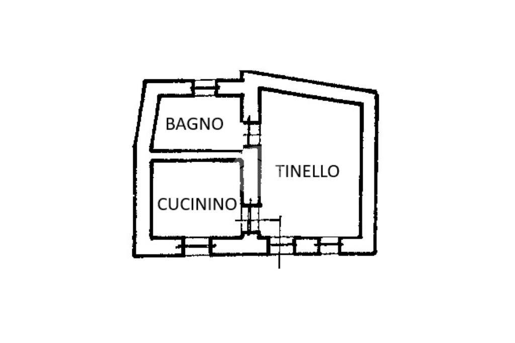 Casa semi indipendente Via Aragno, Barge - planimetria 1